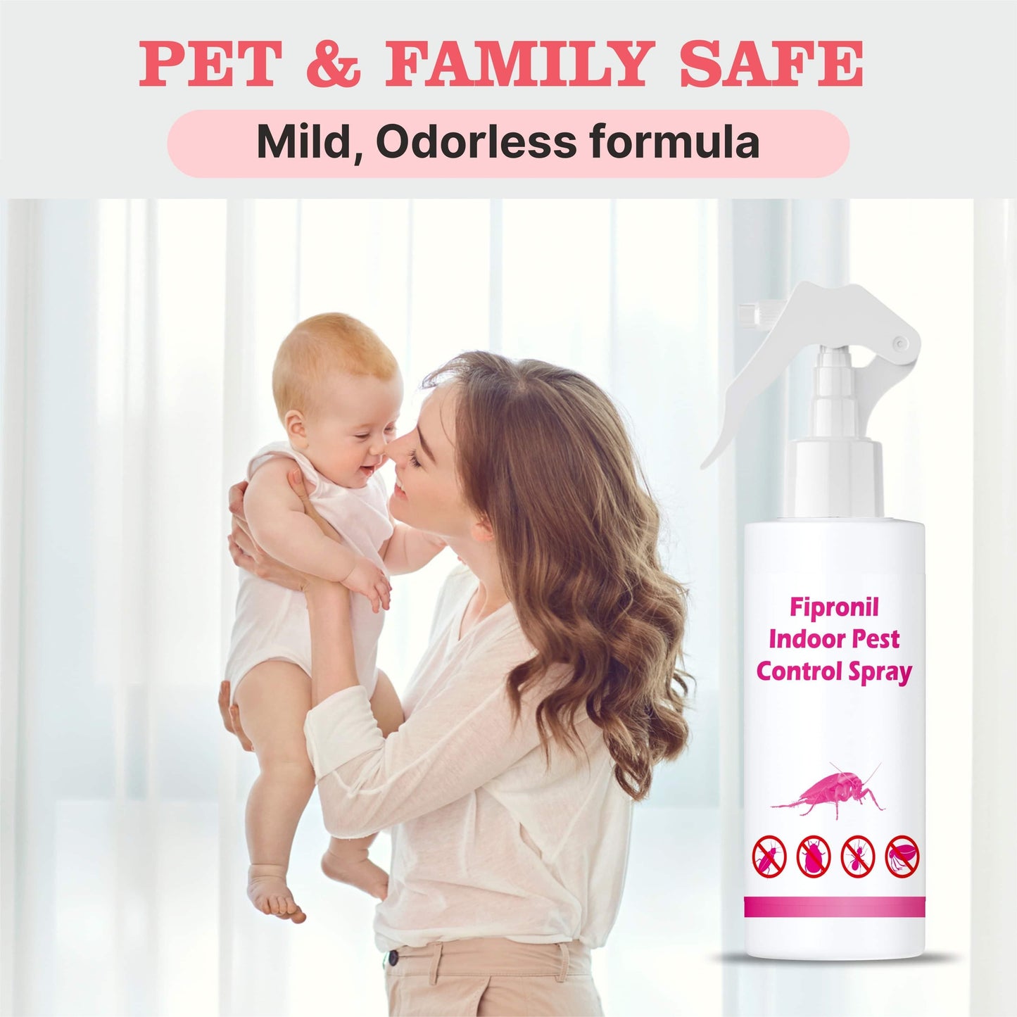 Fipronil Indoor Pest Control Spray 200 ml (Buy 1 Get 1 Free)