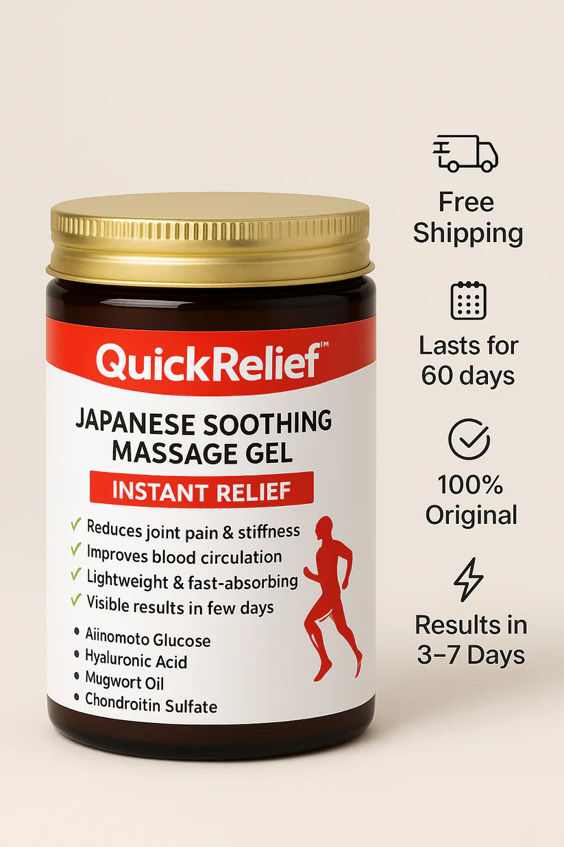 Japanese Quick Relief Massage Gel (Buy 1 Get 1 Free)