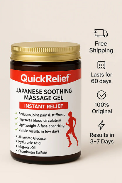 Japanese Quick Relief Massage Gel (Buy 1 Get 1 Free)